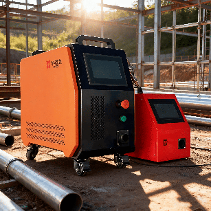 Жұқа қаңылтыр қолданбаларына арналған Smart 800W 1200W ауамен салқындатылған қол лазерлік дәнекерлеу машинасы